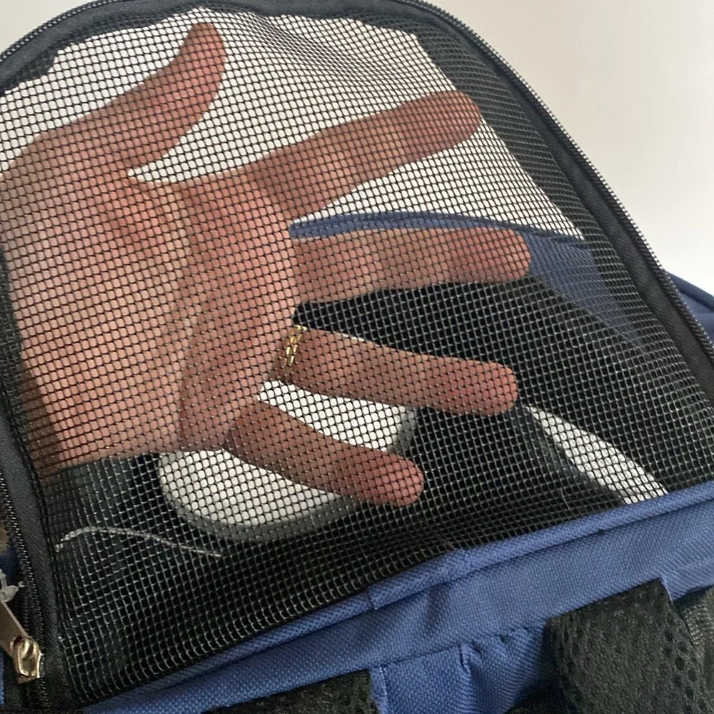 Cat Backpack Pet Carrier Bubble Window Mesh Puppy Kitten Travel Bag New no tags